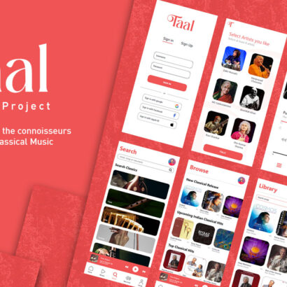 Taal :UI UX Project: A mobile app for the connoisseurs of Indian Classical Music