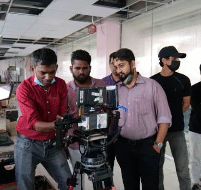 Shoot visit by DFM Students