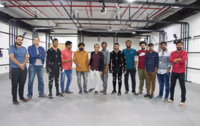 Motion Capture Studio Visit by Animation Students