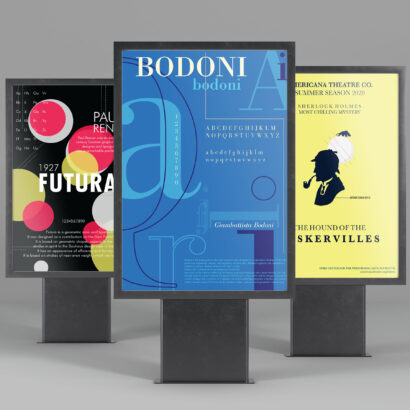 Typography: Typeface Broadsides