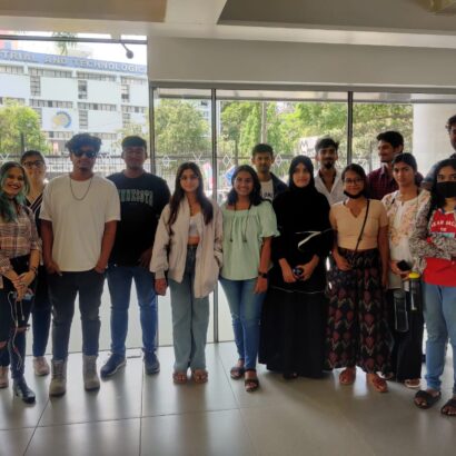 Graphic students visit to MAP Bangalore