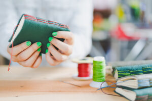 Beginner learning sewing patterns and garment construction